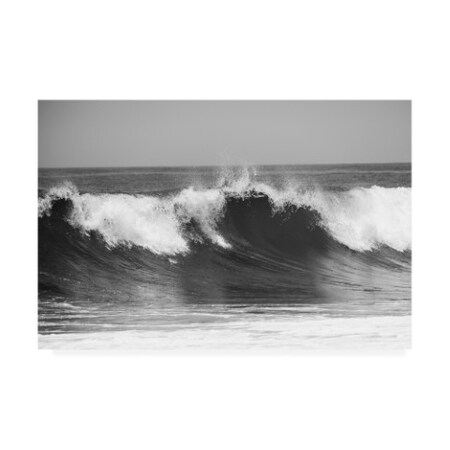 Trademark Fine Art Vladimir Kostk 'Wave BW' Canvas Art, 30x47 IC01846-C3047GG